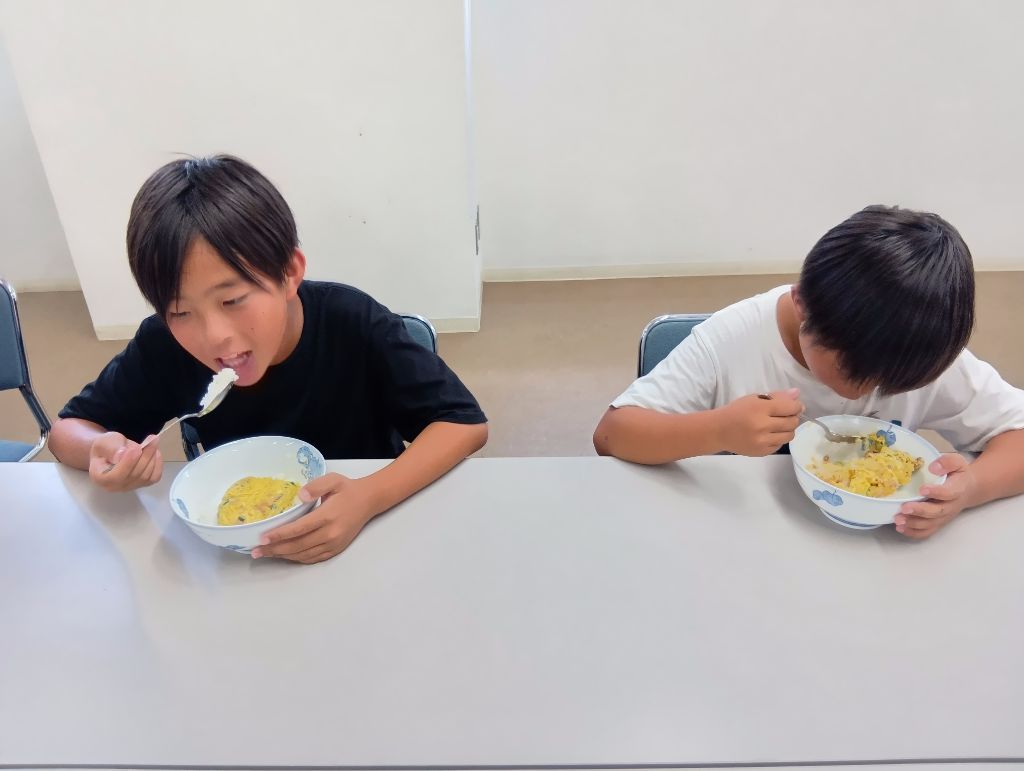 防災食づくり体験講座の様子