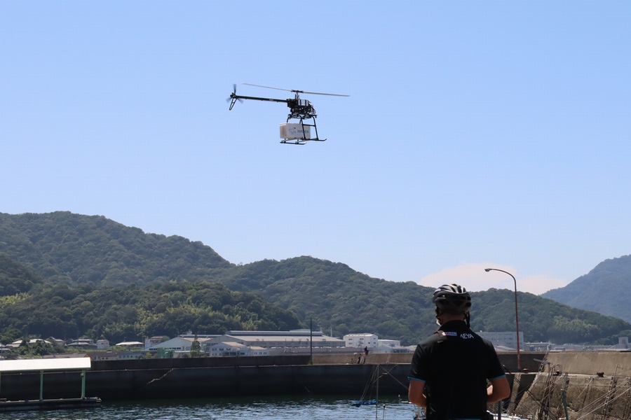 ドローン輸送の実証実験
