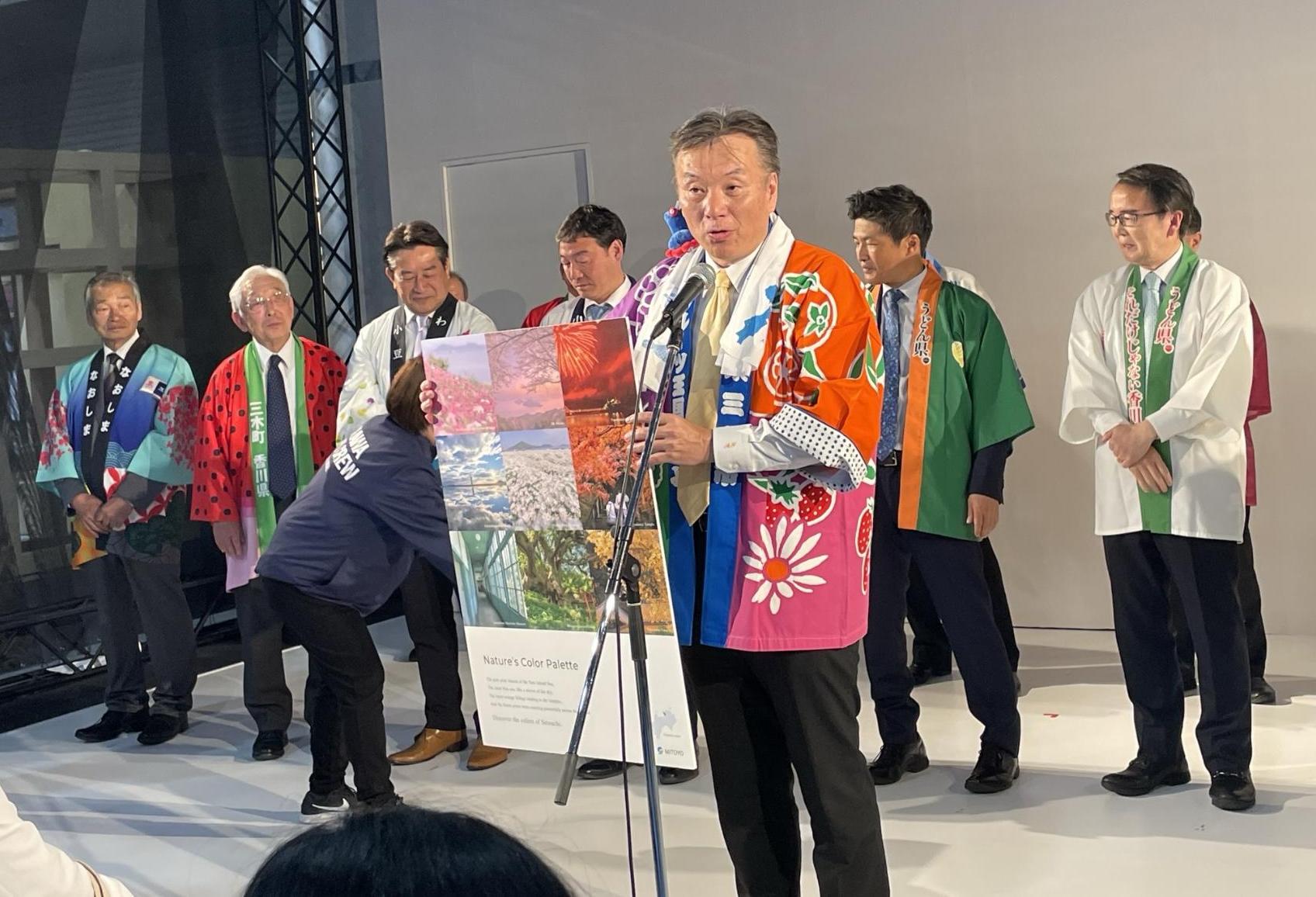 山下市長が三豊市をPR