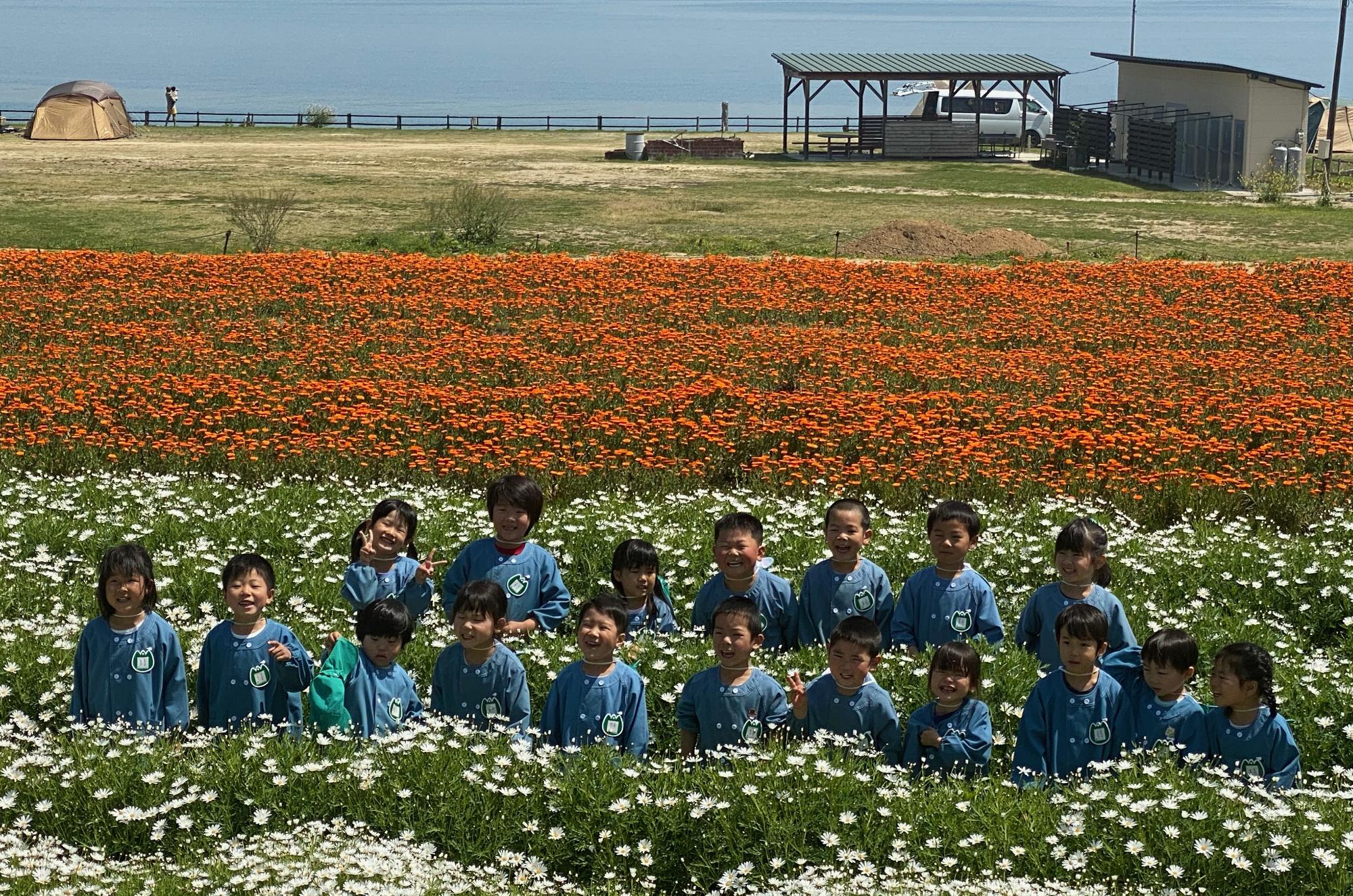 花摘み体験（集合写真）