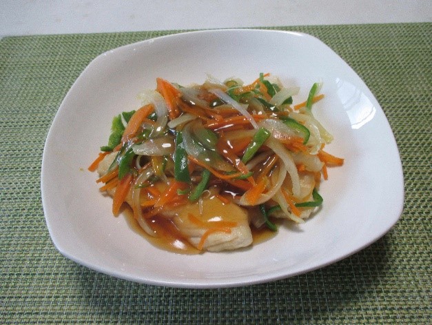 鶏肉と野菜の南蛮あんかけ