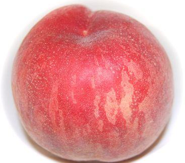 品種が「はなよめ」の食べごろの桃の写真