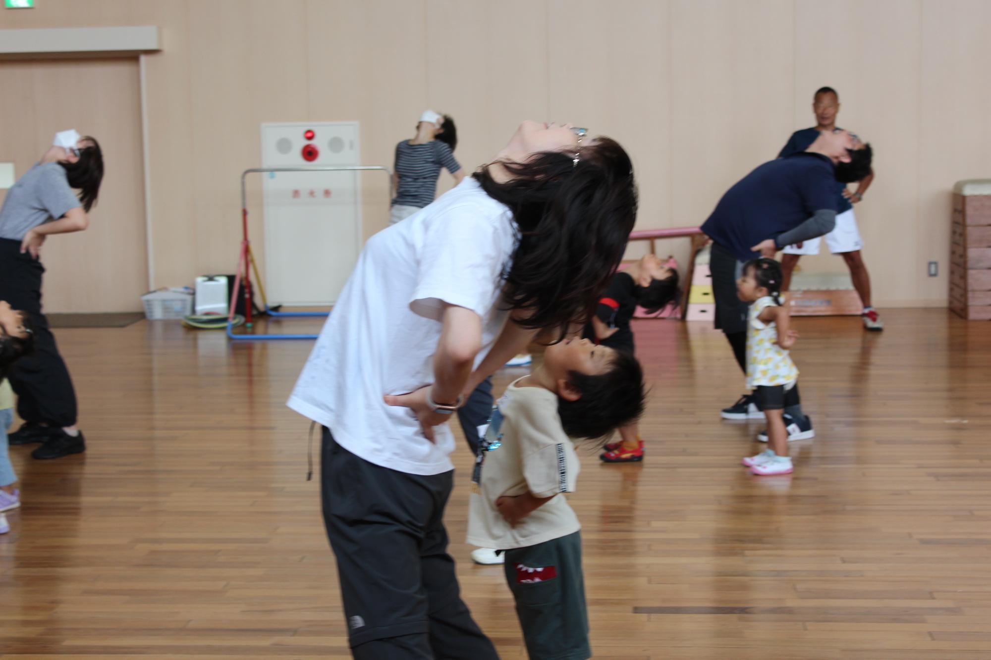 土佐弁ラジオ体操のようす3