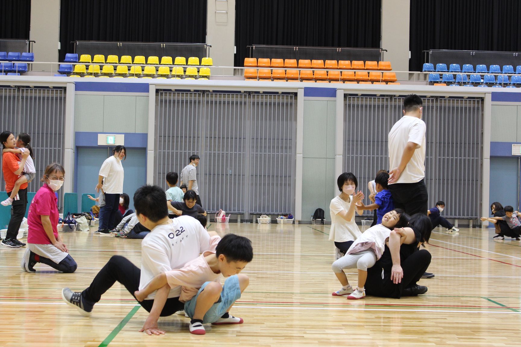 親子で運動遊び