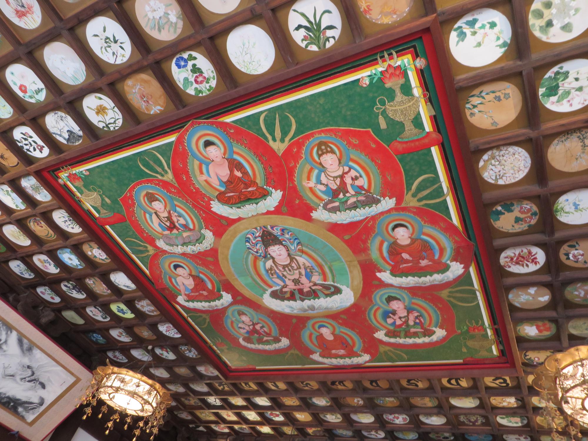 △本堂外陣の天井絵