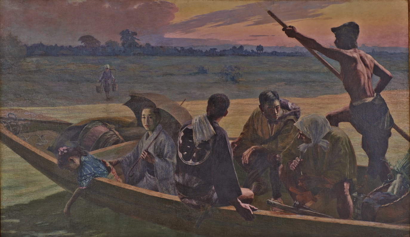 「渡舟 小林萬吾筆」画像提供：香川県立ミュージアム