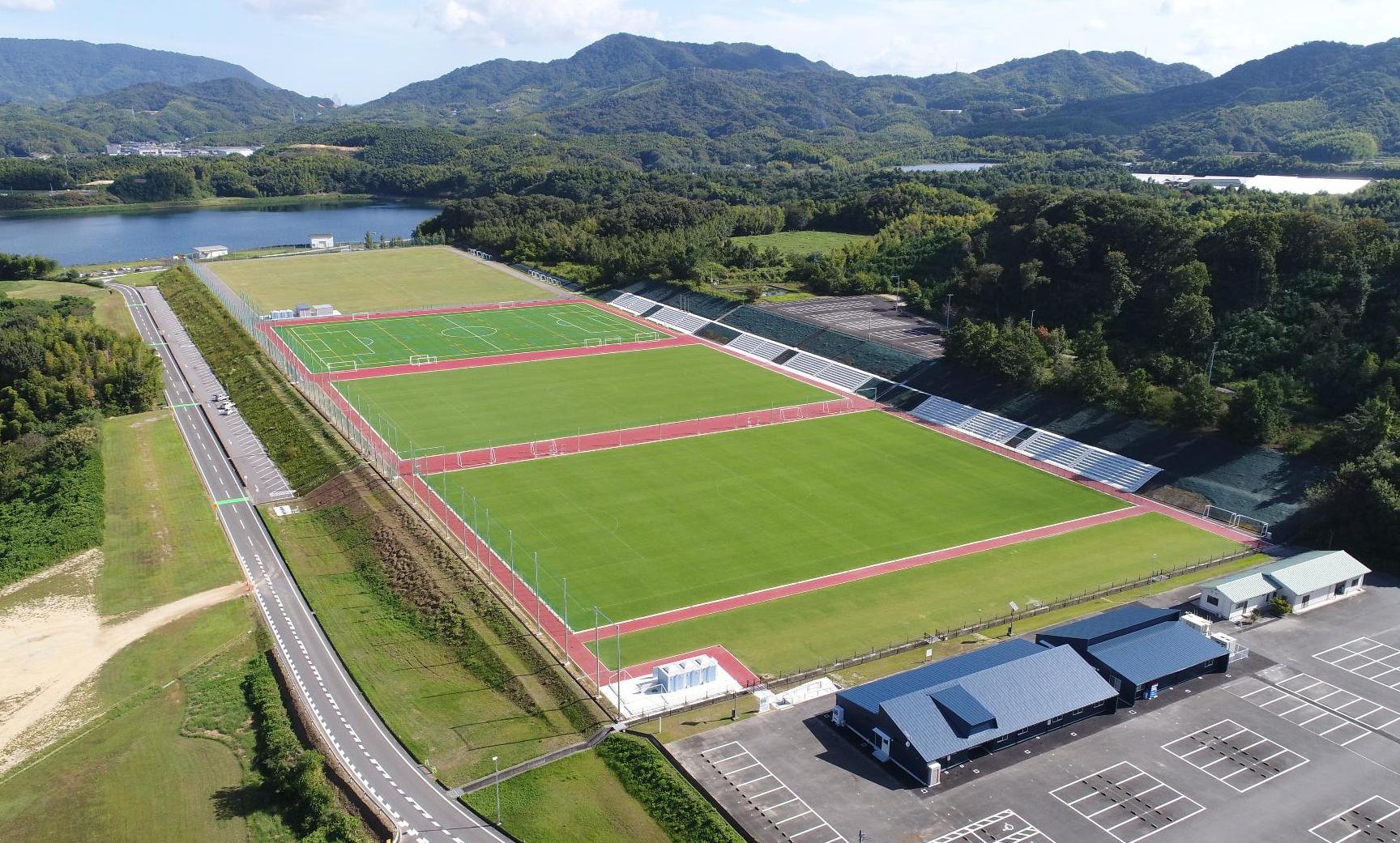 宝山湖公園空撮