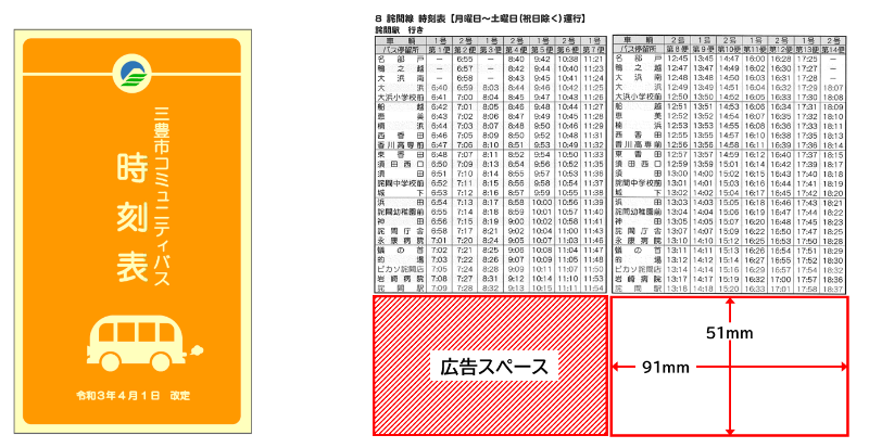 時刻表イメージ