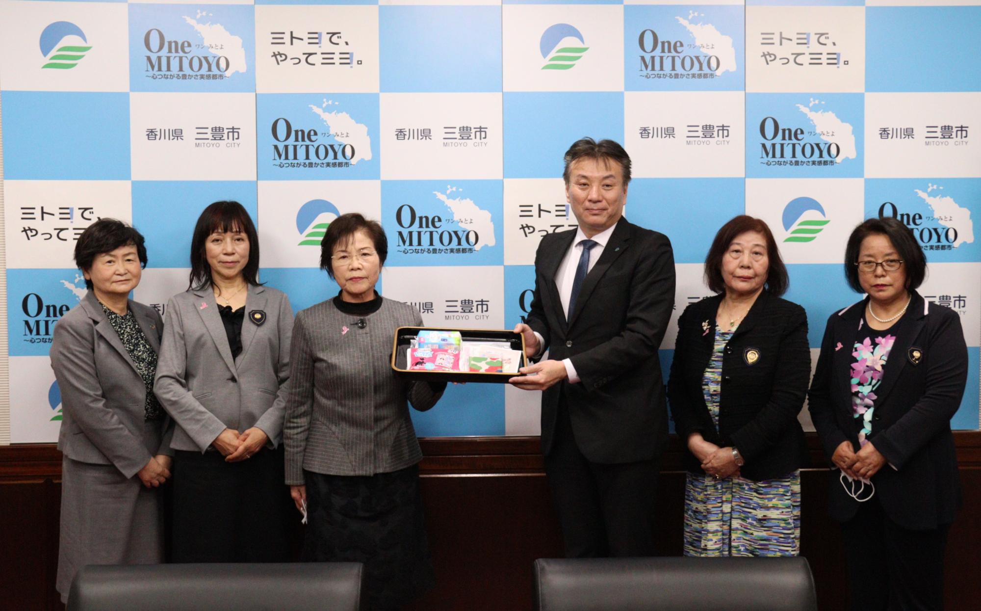 国際ソロプチミストから寄贈