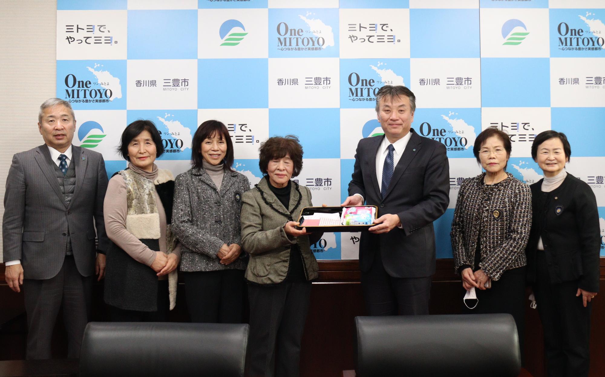 国際ソロプチミストから寄贈
