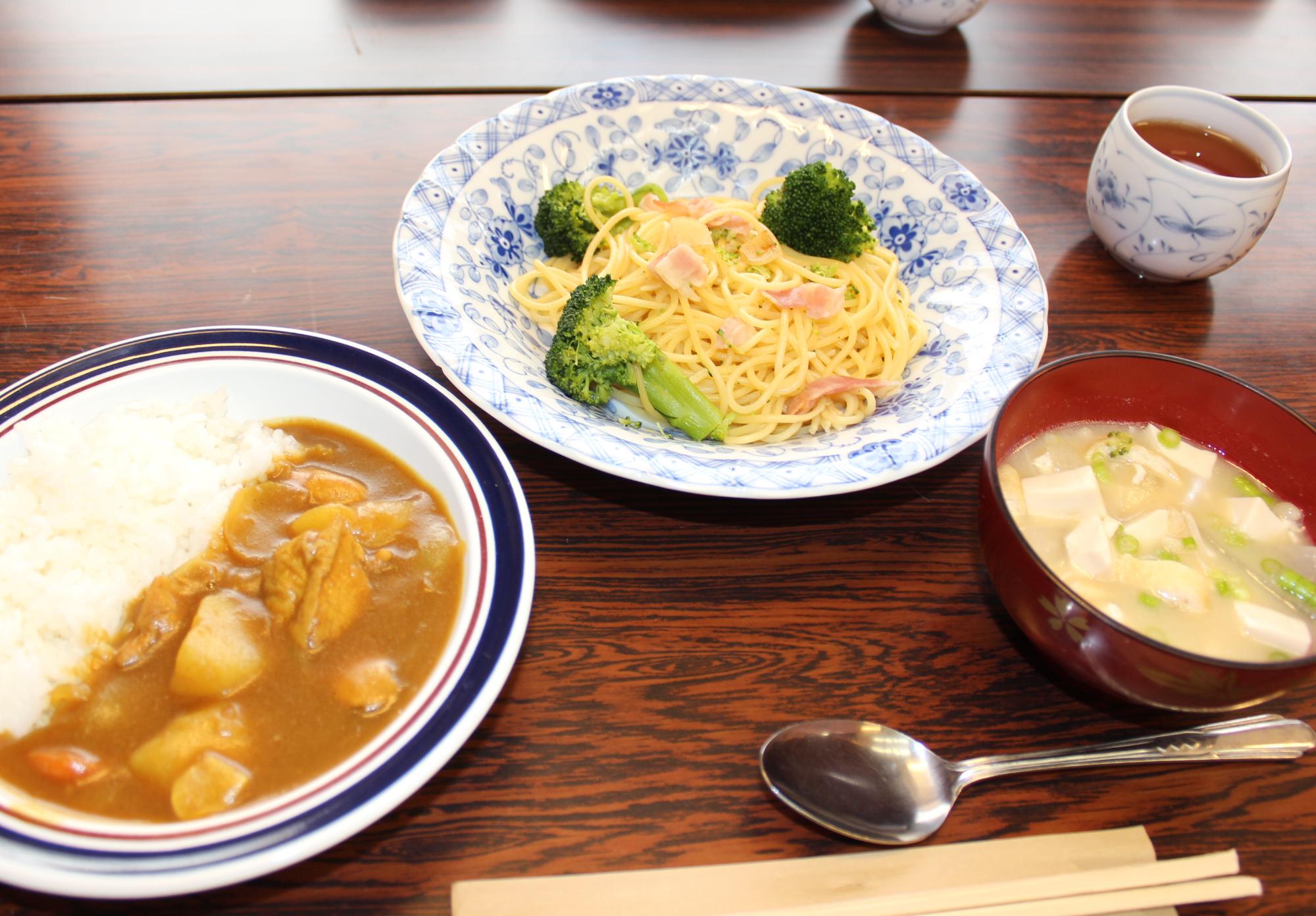 完成したごはん