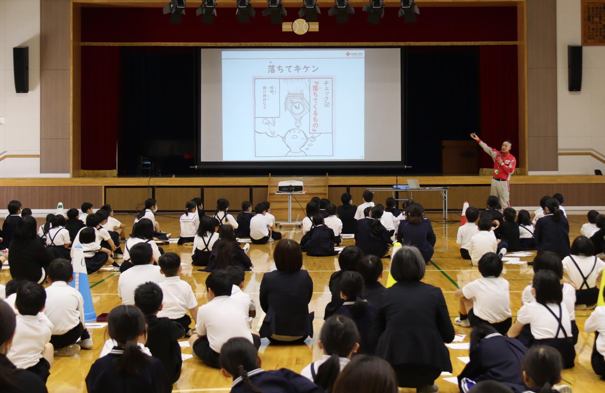 日本赤十字社香川県支部による防災講座