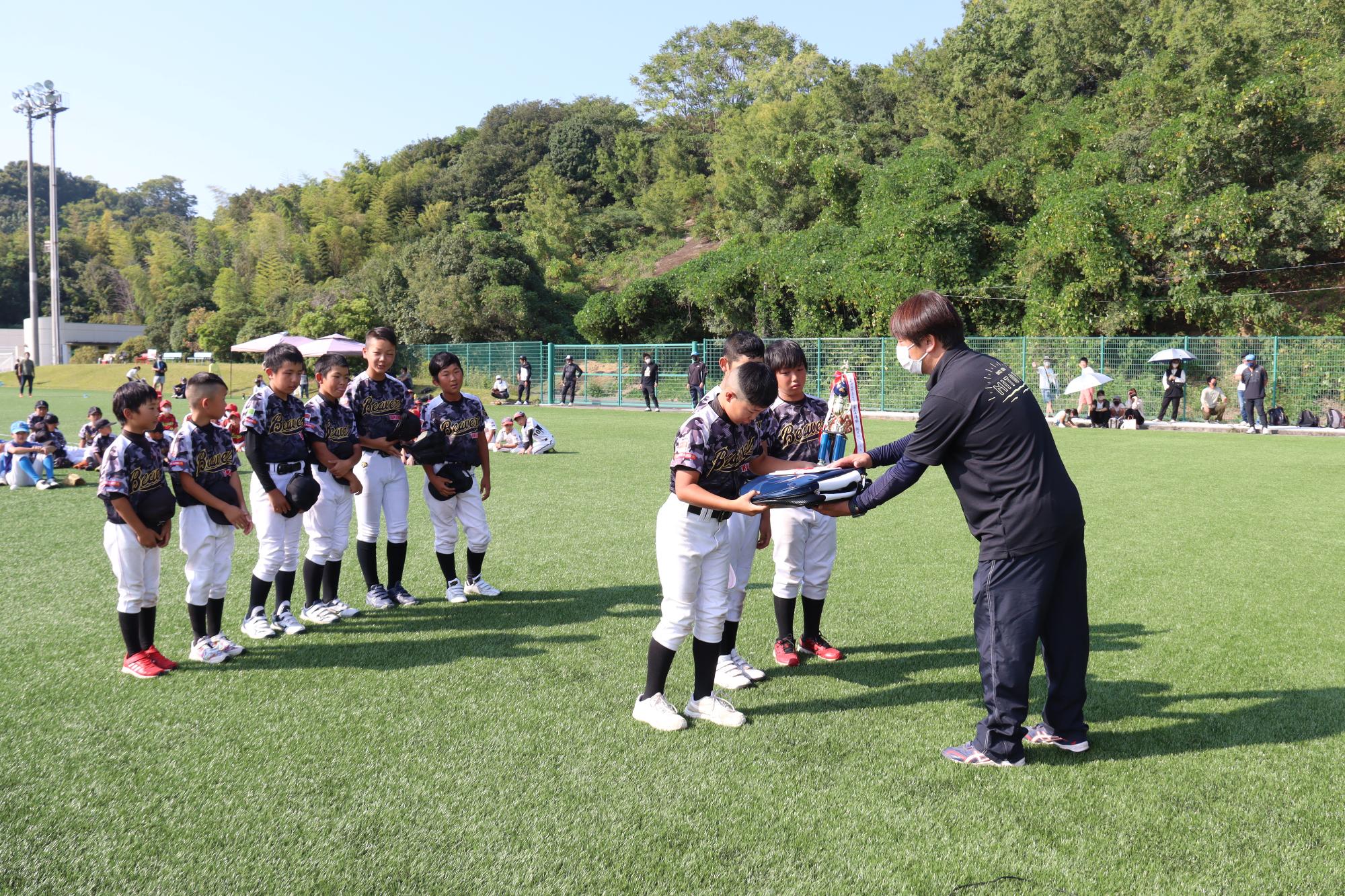 優勝した詫間ビーバーズ