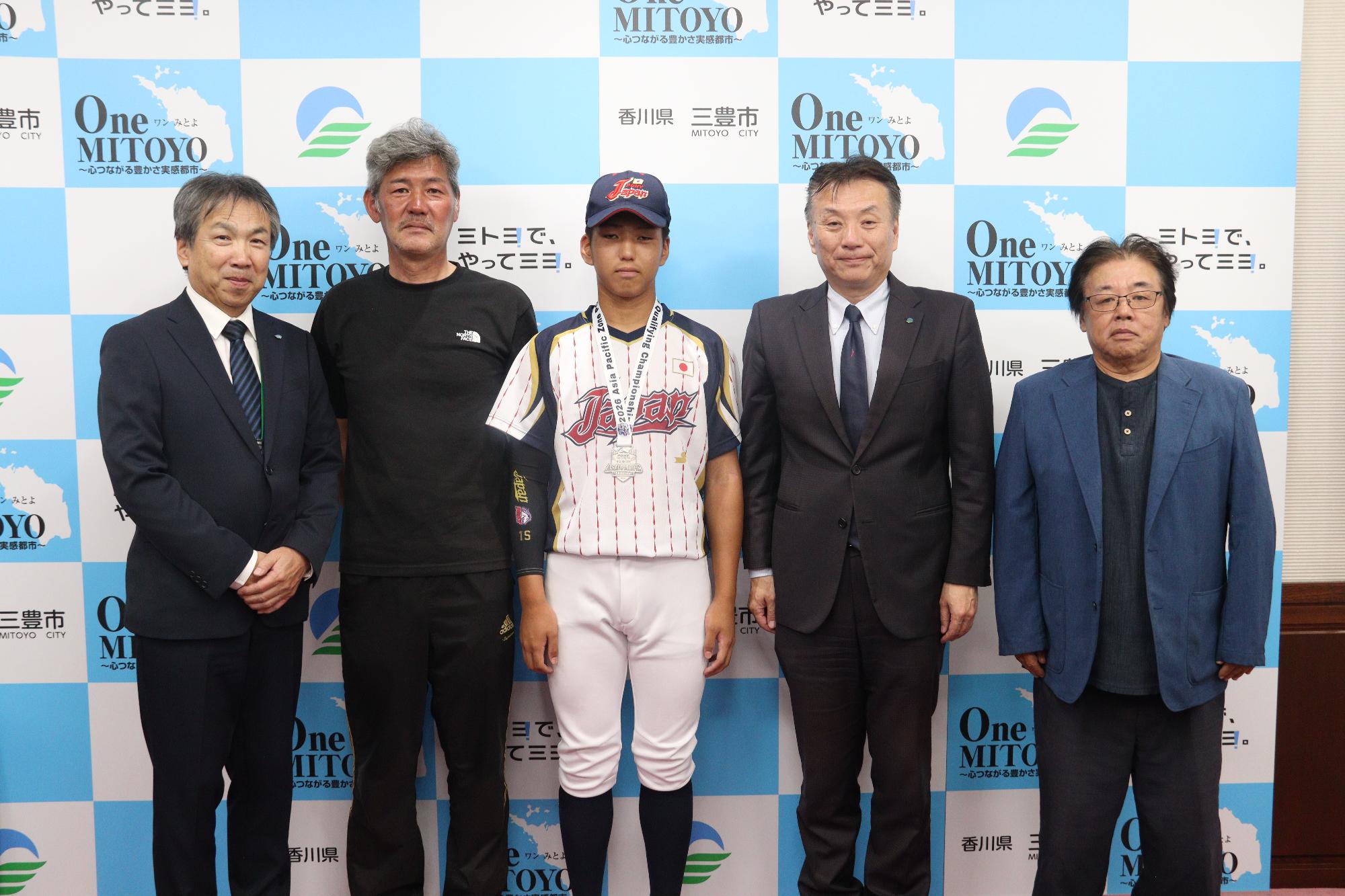 日本代表として野球のアジア選手権に出場！