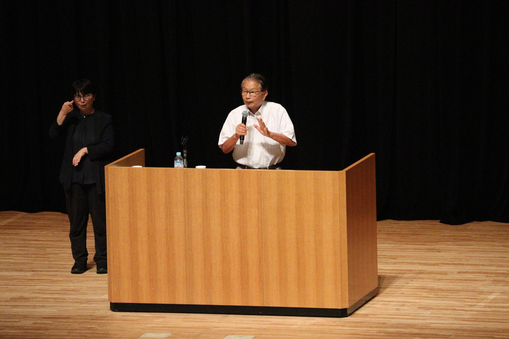 講師の近畿大学名誉教授の奥田 均さん