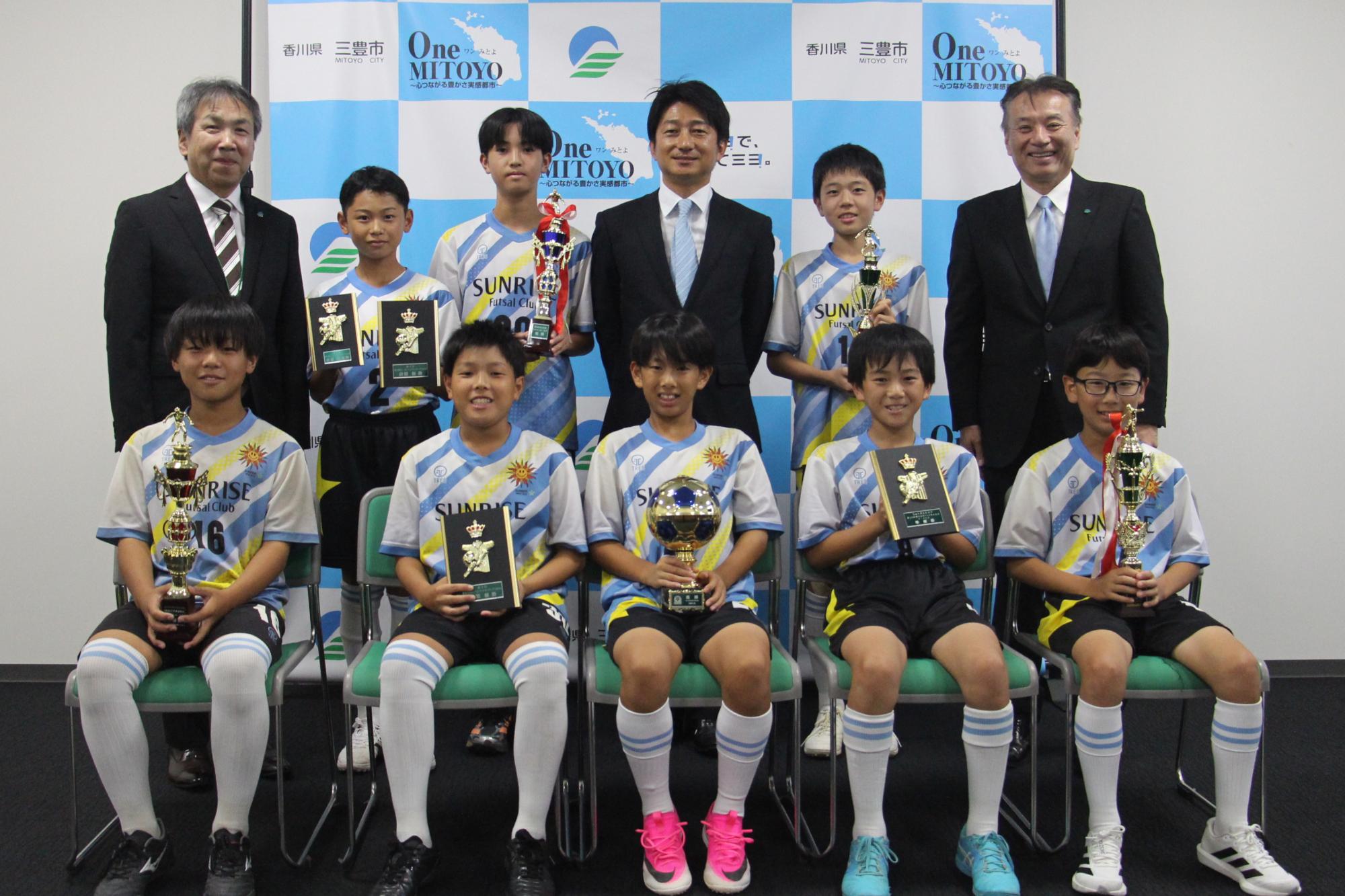 EXILE CUP決勝へ SUNRISEフットボールクラブが全国大会出場！