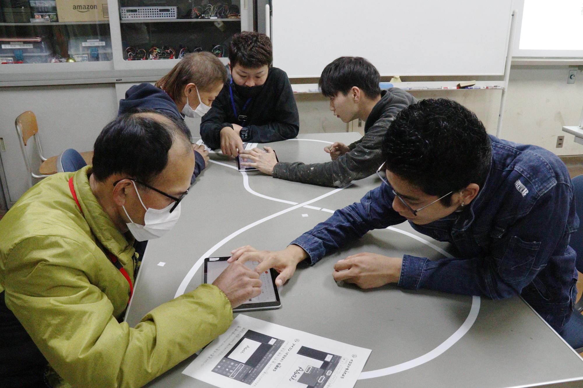 多度津高校の学生と交流