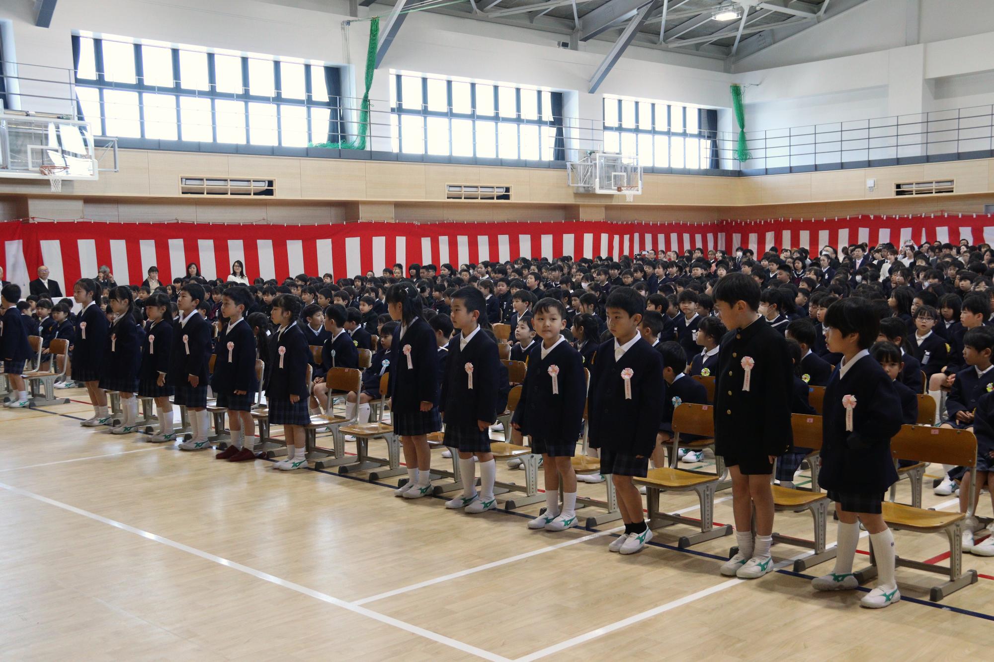 豊中小学校入学式