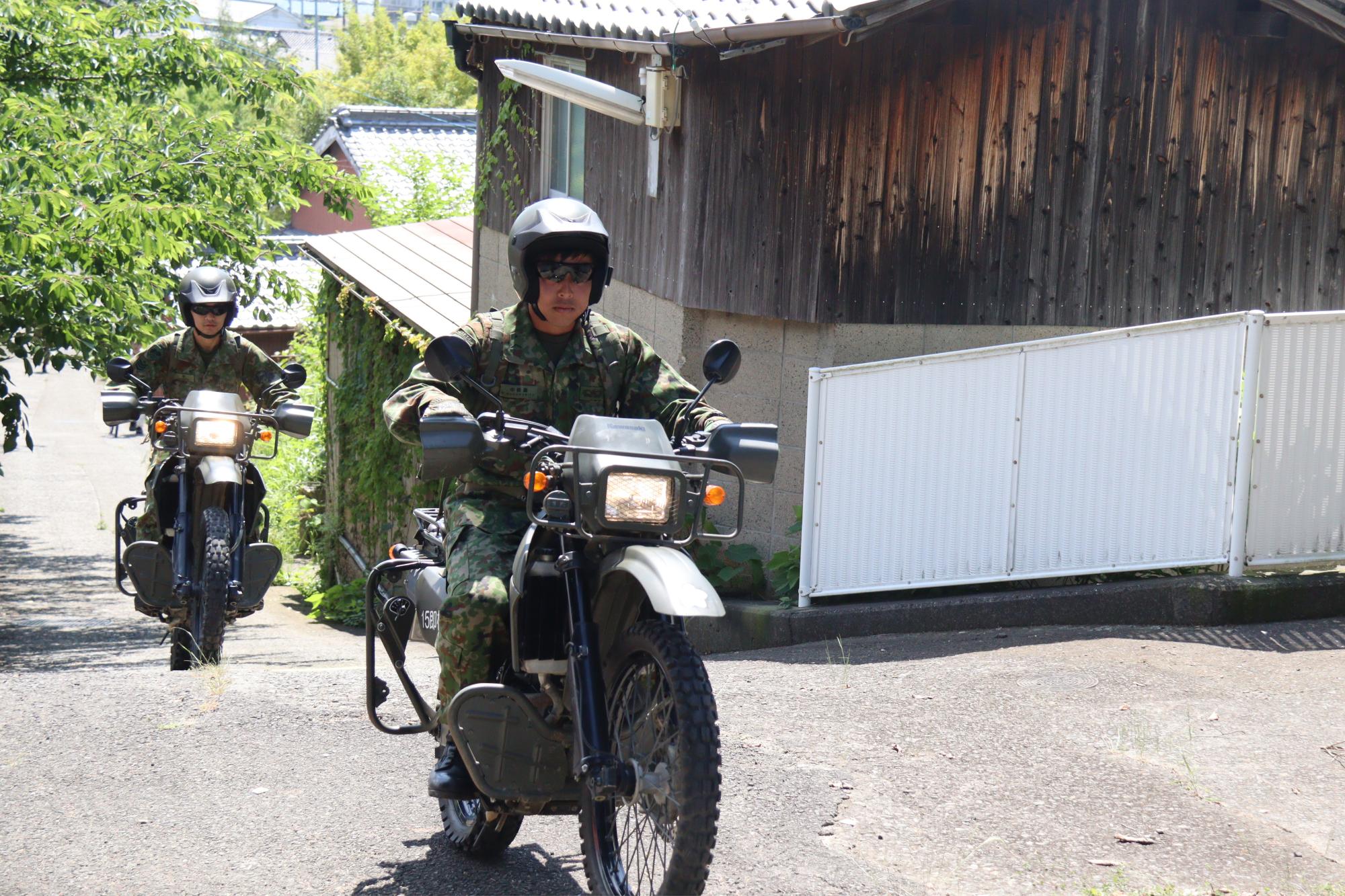 自衛隊バイク